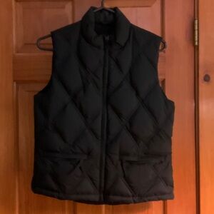 GAP Black Quilted Vest